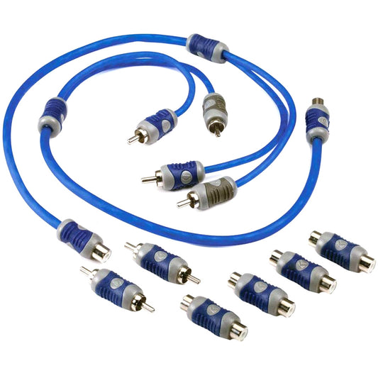 KICKER K-Series Y-Adapter Interconnect - RCA Male w/Female Adapters [46KIYFM]