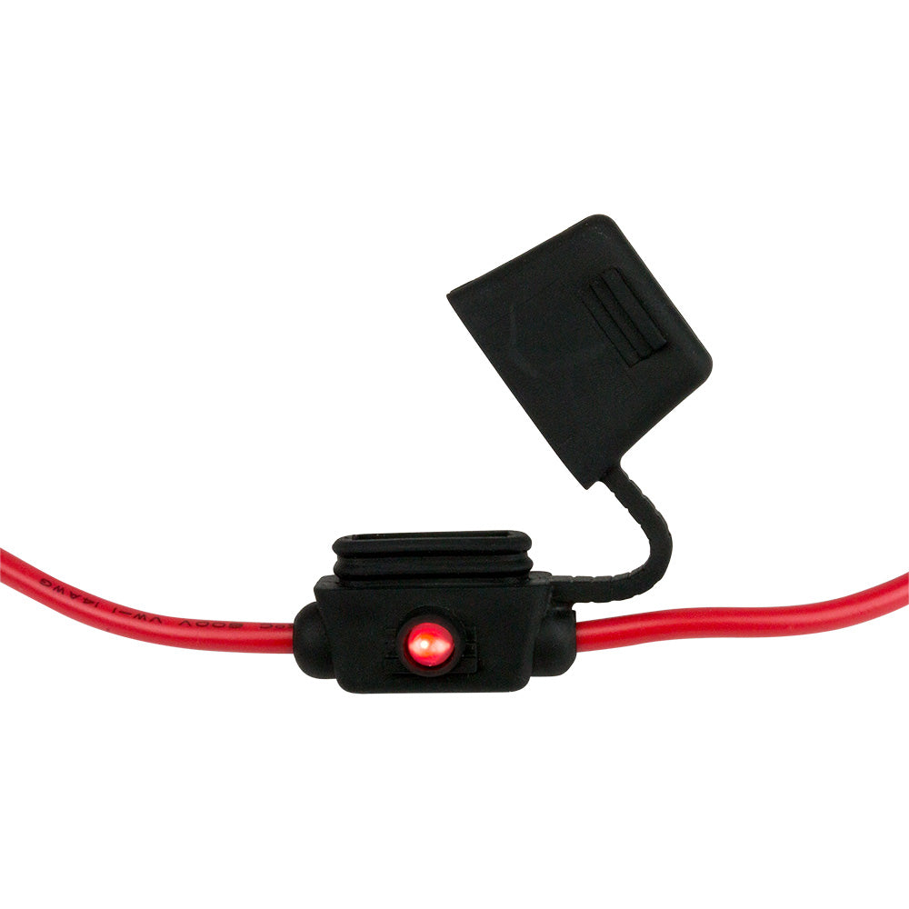 Sea-Dog ATO/ATC Style Inline LED Fuse Holder - Up to 30A [445197-1]