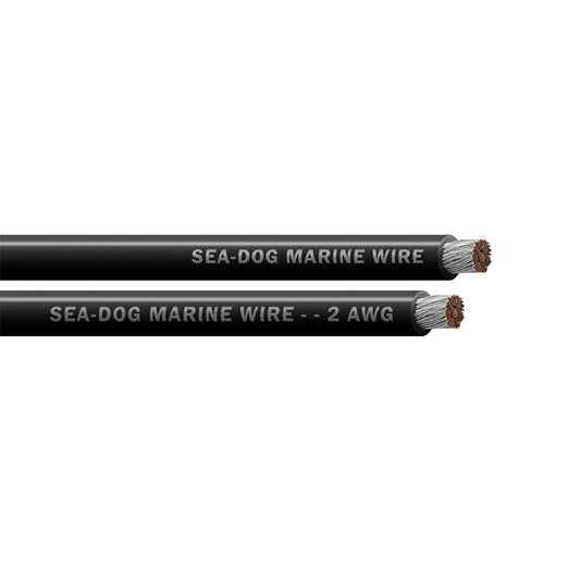 Sea-Dog 2 AWG Black Battery Cable - 400' [8002016]
