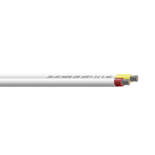 Sea-Dog 8/2 AWG Flat Duplex Safety Wire Red/Yellow - 500' [8008227]