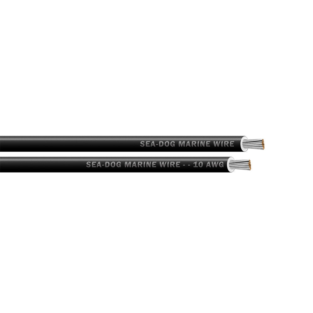 Sea-Dog 10 AWG Black Primary Wire - 250' [8010014]