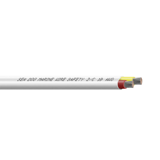 Sea-Dog 10/2 AWG Flat Duplex Safety Wire - Red/Yellow - 25' [8010220]