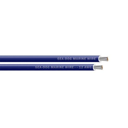 Sea-Dog 12 AWG Dark Blue Primary Wire - 250' [8012064]