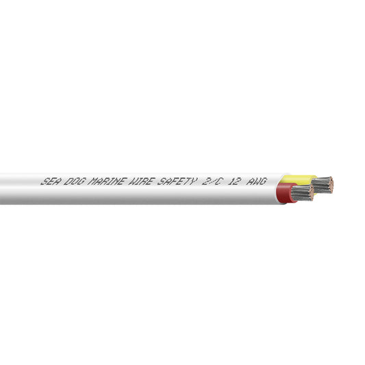 Sea-Dog 12/2 AWG Flat Duplex Safety Wire - Red/Yellow - 25' [8012220]