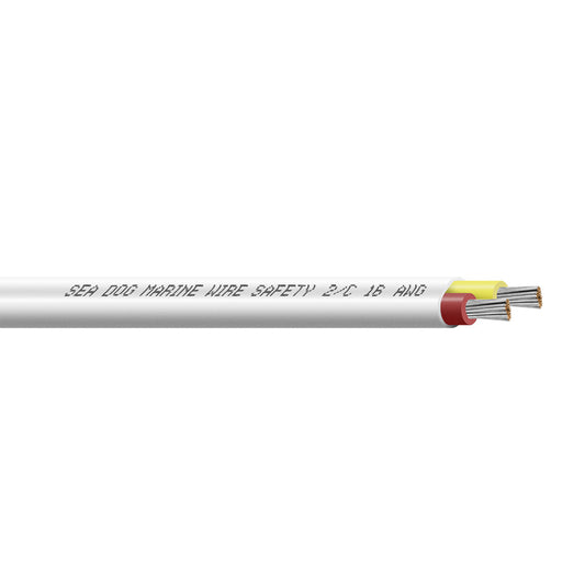 Sea-Dog 16/2 AWG Flat Duplex Safety Wire - Red/Yellow - 500' [8016227]