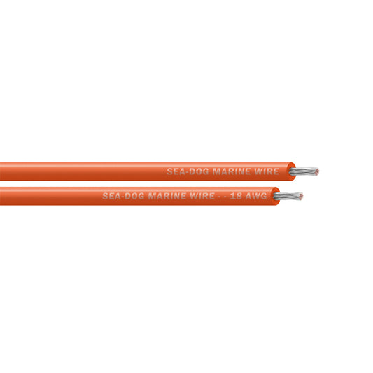 Sea-Dog 18 AWG Orange Primary Wire - 500' [8018087]