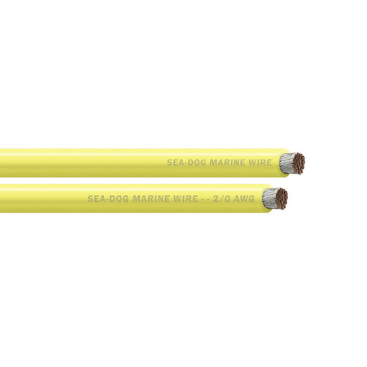 Sea-Dog 2/0 AWG Yellow Battery Cable - 50' [8021031]