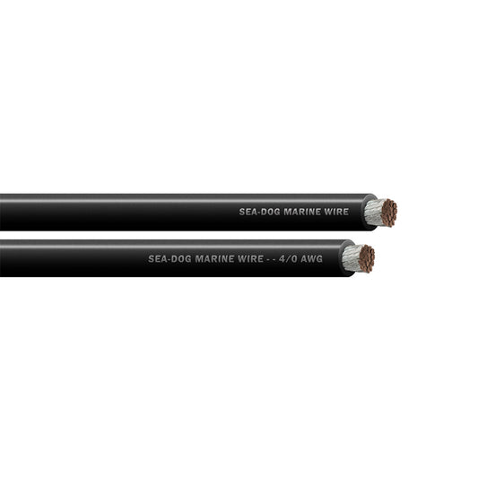 Sea-Dog 4/0 AWG Black Battery Cable - 100' [8041012]