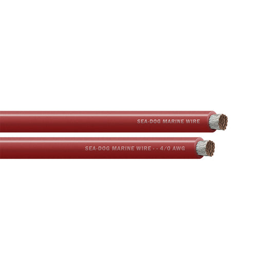 Sea-Dog 4/0 AWG Red Battery Cable - 50' [8041021]