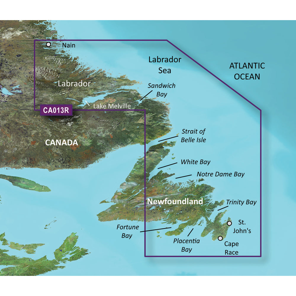 Garmin BlueChart g3 Vision HD - VCA013R - Labrador Coast - microSD/SD [010-C0698-00]