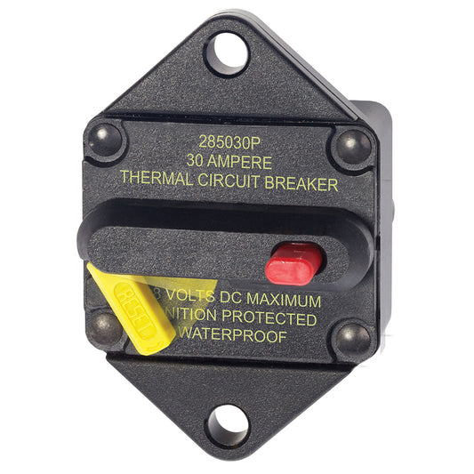 Blue Sea 7081 30 Amp Circuit Breaker Panel Mount 285 Series [7081]