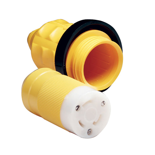 Marinco 305CRCN.VPK 30A Female Connector w/Cover & Rings [305CRCN.VPK]