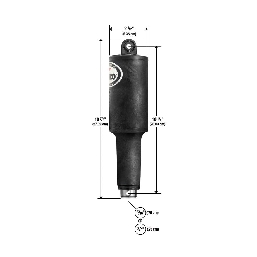 Lenco 101XDS Short Extreme Duty Actuator - 12V - 2-1/4" Stroke w/5/16" Hardware [15057-001]