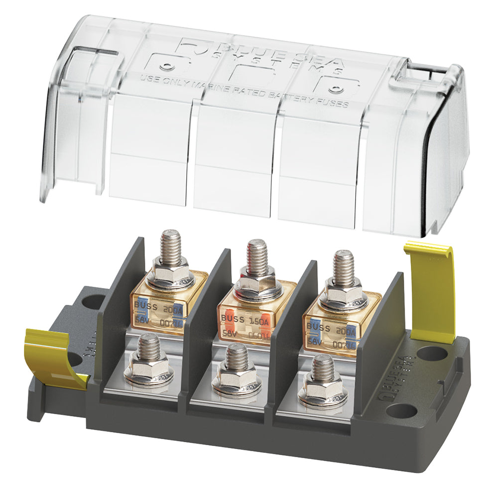 Blue Sea 5194 MRBF Surface Mount 3 Circuit Fuse Block - Independent Source [5194]