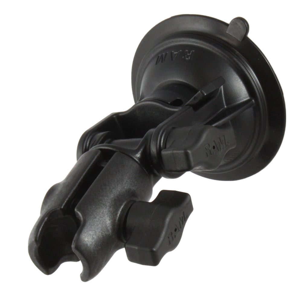 RAM Mount RAM Twist-Lock Composite Suction Cup Ratchet Mount w/Socket Arm [RAP-B-104-224U-QU1]