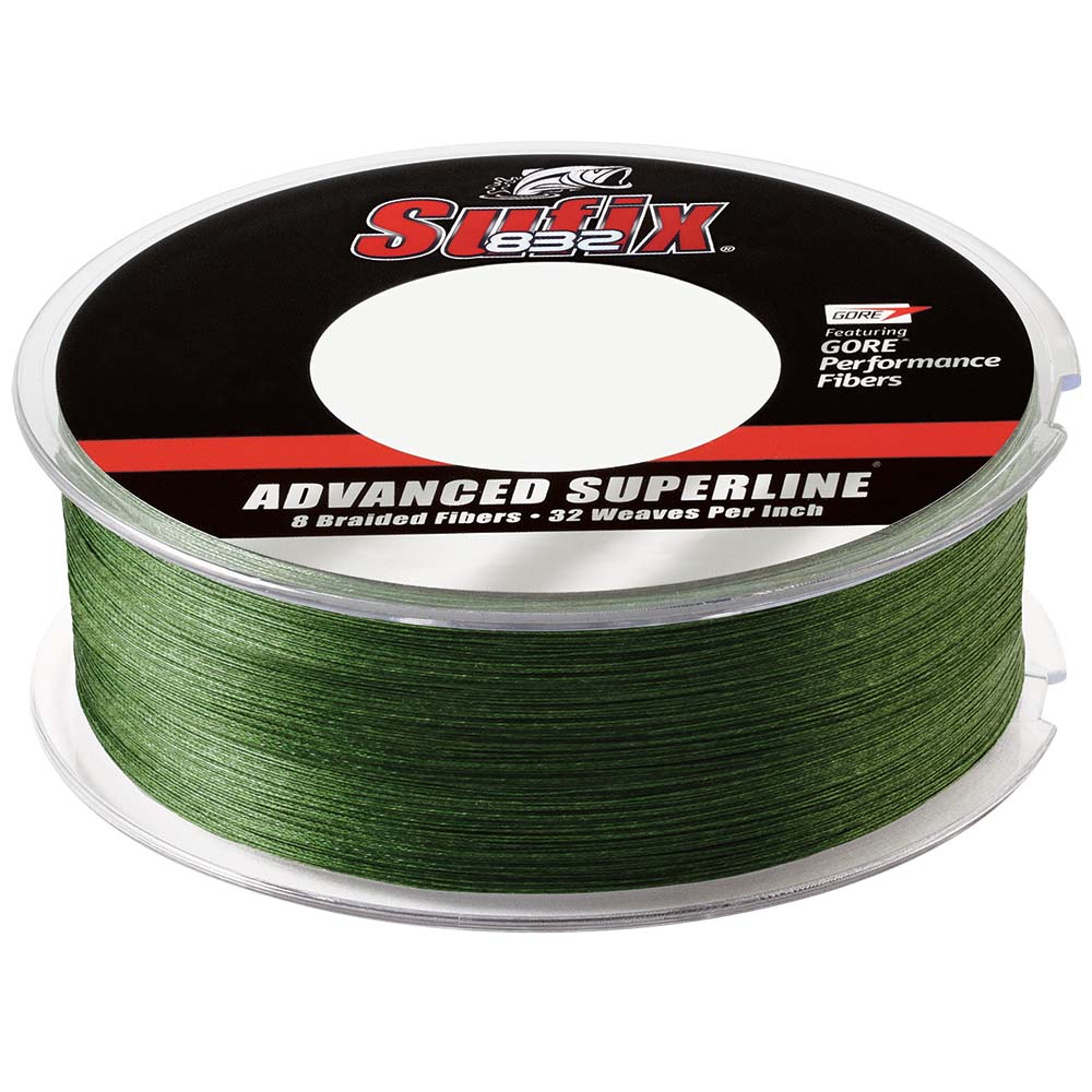 Sufix 832 Advanced Superline Braid - 10lb - Low-Vis Green - 600 yds [660-210G]