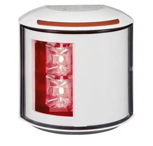 LUZ NAVEGACION PROA PORT (ROJO), HOUSING COLOR WHITE (BLANCO) (#43301-1)