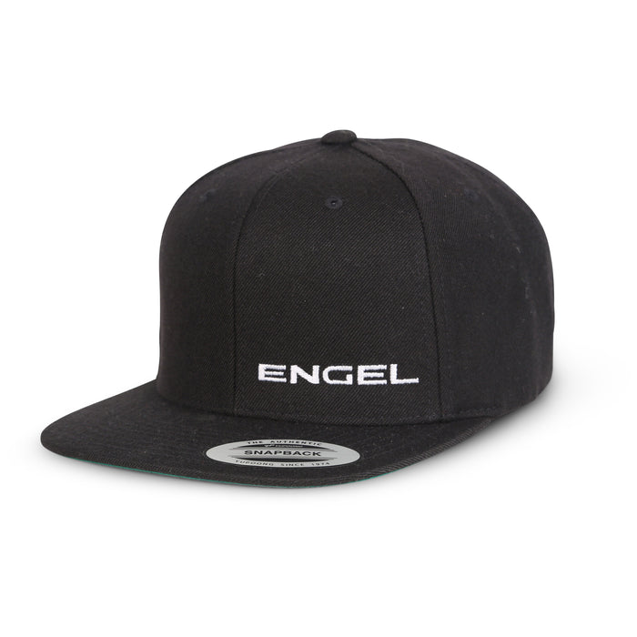 Engel Snap Back Flat Bill Cap - Black(#ENGCAP2-BLACK3)